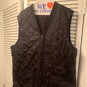 Men’s Barbour Polarquilt Zip-In Vest, Size L